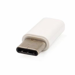 ADAPTER MICRO USB TO TYPE C white