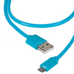 VIVANCO DATA CABLE MICRO USB 1.2m blue