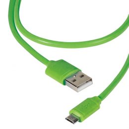 VIVANCO DATA CABLE MICRO USB 1.2m green