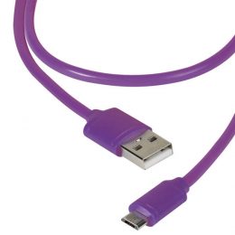 VIVANCO DATA CABLE MICRO USB 1.2m purple