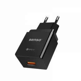 SENSO QUALCOMM QUICK CHARGE 3.0 TRAVEL CHARGER black