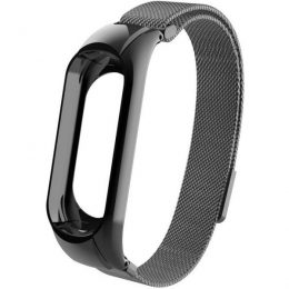 SENSO FOR XIAOMI Mi BAND 3 REPLACEMENT STEEL MAGNETIC STRAP black