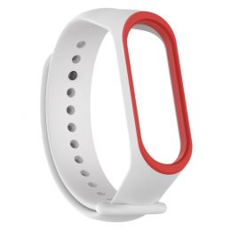 SENSO FOR XIAOMI Mi BAND 3 REPLACEMENT BAND white red