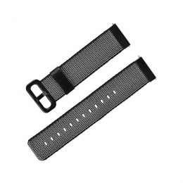 SENSO FOR XIAOMI AMAZFIT PACE / STRATOS REPLACEMENT NYLON BAND black grey