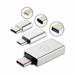 MUVIT CONNECT PACK ADAPTORS TYPE C TO USB AND MICRO USB