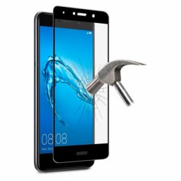 PURO FULL FACE TEMPERED GLASS HUAWEI Y7 2017 black