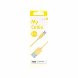 MUVIT LIFE MY CABLE DATA TYPE C 1M yellow