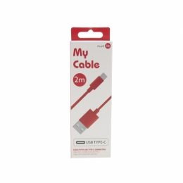 MUVIT LIFE MY CABLE DATA TYPE C 2M red