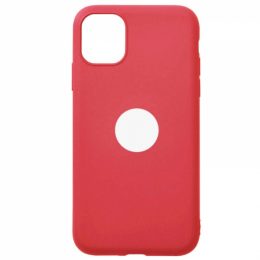 SENSO SOFT TOUCH IPHONE 11 PRO MAX (6.5) red WITH HOLE backcover